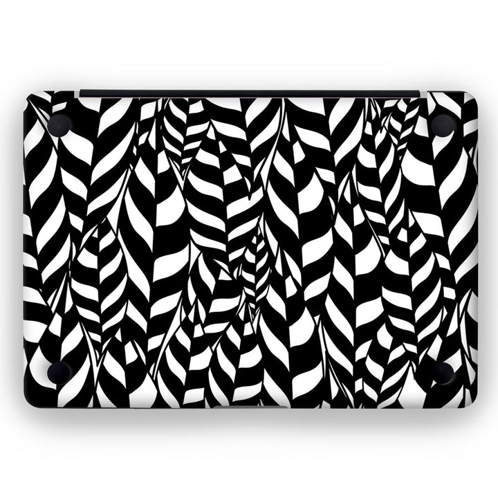 Zebra Leaf Print - MacBook Skins