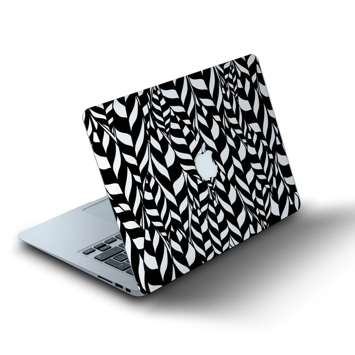 Zebra Leaf Print - MacBook Skins