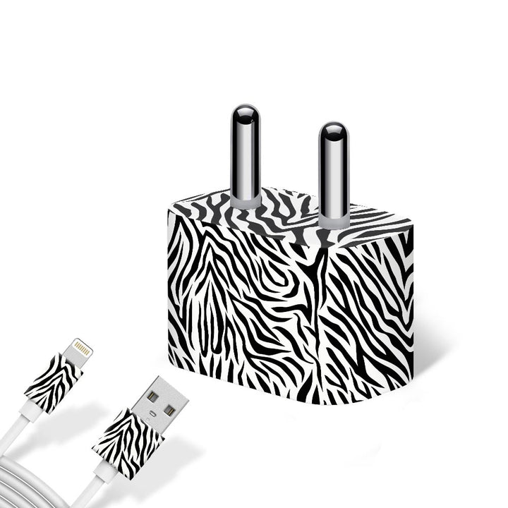 Zebra Pattern 01 - Apple charger 5W Skin