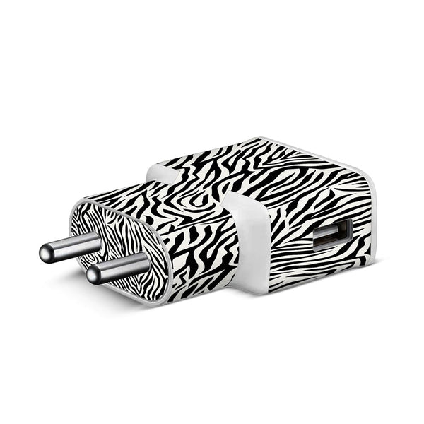 Zebra Pattern 01 - Samsung S8 Charger Skin