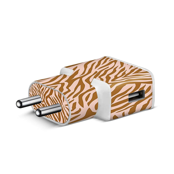 Zebra Pattern 02 - Samsung S8 Charger Skin