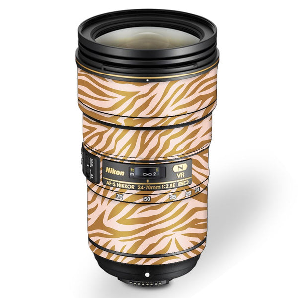 Zebra Pattern 02 - Nikon Lens Skin